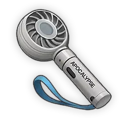 Portable Fan item — handheld mini fan; helps avoid a mood penalty during summer camp in Journey