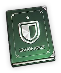 Secret Training Manual — Endurance shield emblem; permanent training XP for Endurance