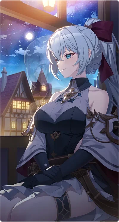 Night View Beyond the Window